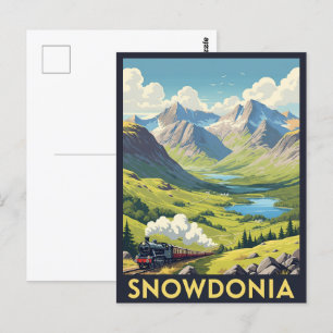 Carte Postale Parc national de Snowdonia Pays de Galles