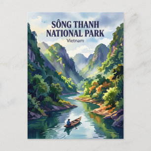 Carte Postale Parc national de Sông Thanh au Vietnam