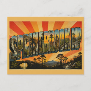 Carte Postale Parc national de Springbrook Queensland Vintage