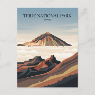 Carte Postale Parc national de Teide Espagne