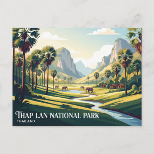 Carte Postale Parc national de Thap Lan Thaïlande