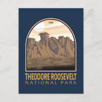 Parc national de Theodore Roosevelt Emblem Vintage