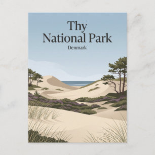 Carte Postale Parc national de Thy Danemark