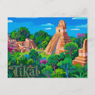 Carte Postale Parc national de Tikal Guatemala