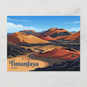 Carte Postale Parc national de Timanfaya Espagne