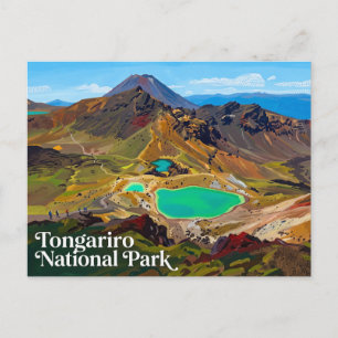 Carte Postale Parc national de Tongariro Nouvelle-Zélande