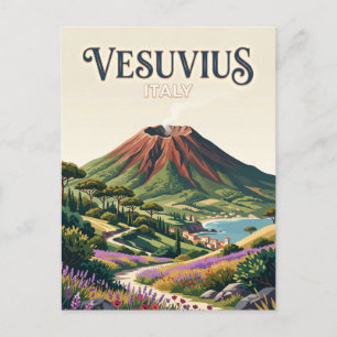Carte Postale Parc national de Vésuve Italie