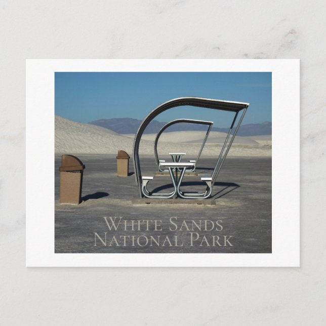 Carte Postale Parc national de White Sands Nouveau-Mexique (Devant)