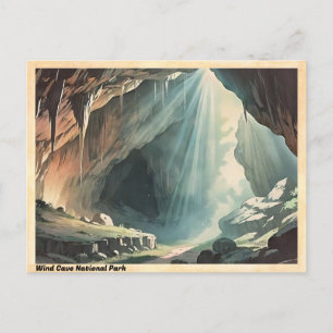 Carte Postale Parc national de Wind Cave Vintage