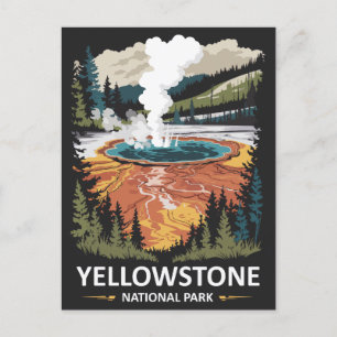 Carte Postale Parc national de Yellowstone