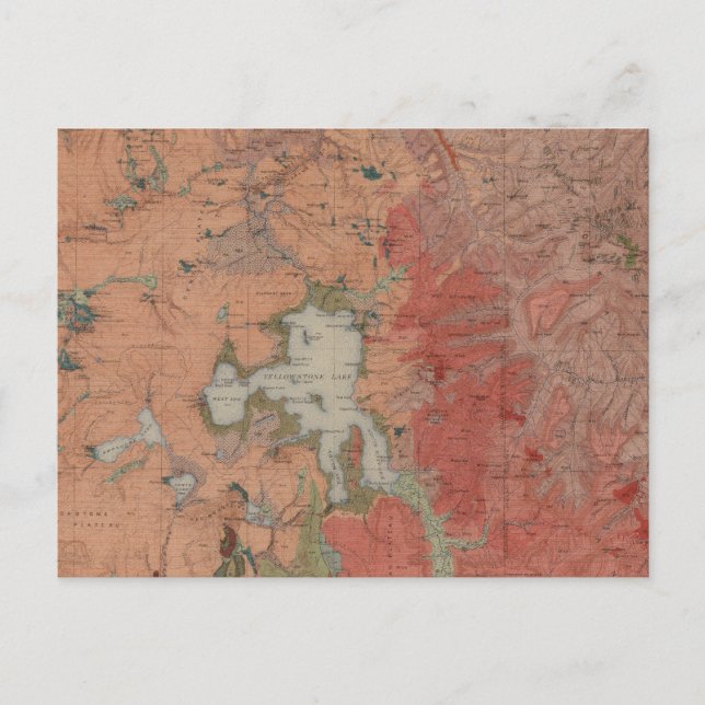 Carte Postale Parc national de Yellowstone (Devant)