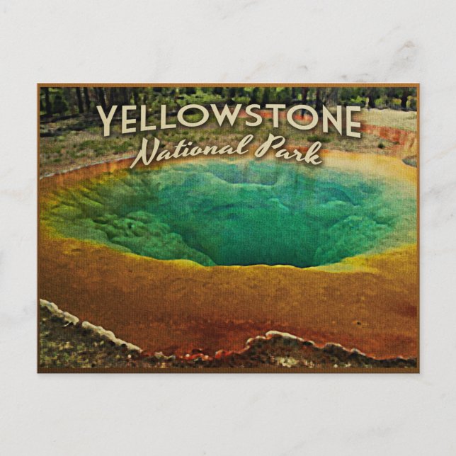 Carte Postale Parc national de Yellowstone (Devant)