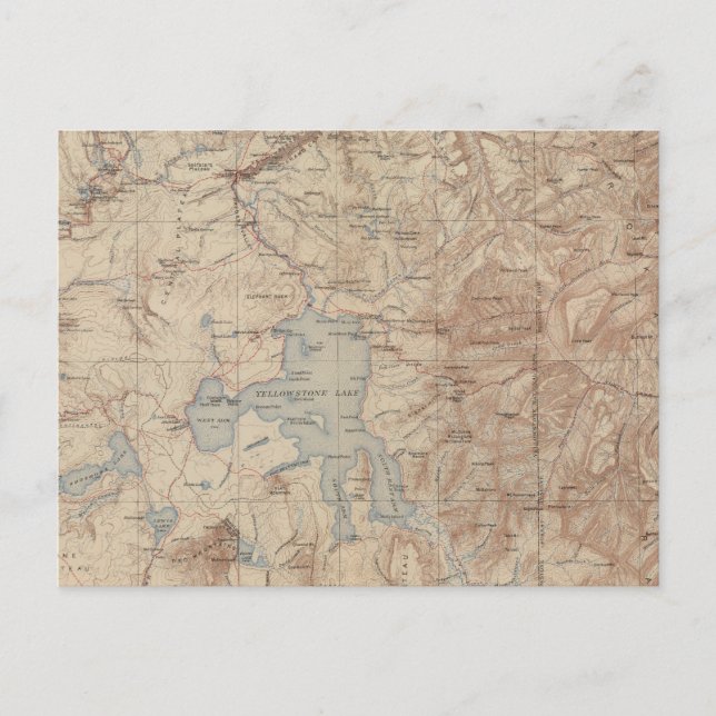 Carte Postale Parc national de Yellowstone 2 (Devant)