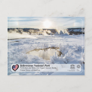 Carte Postale Parc national de Yellowstone - Bassin supérieur de