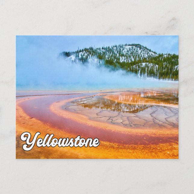 Carte Postale Parc national de Yellowstone, États-Unis (Devant)