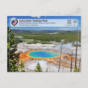 Carte Postale Parc national de Yellowstone - Grand Printemps Pri