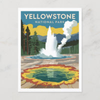 Parc national de Yellowstone vintage