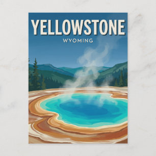 Carte Postale Parc national de Yellowstone Wyoming