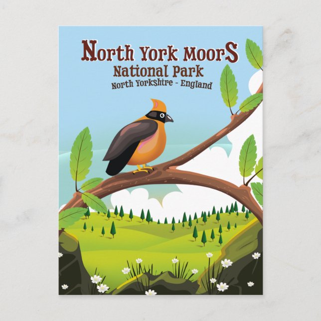 Carte Postale Parc national de York Moors (Devant)