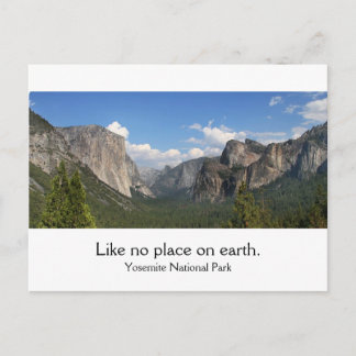 Carte Postale Parc national de Yosemite
