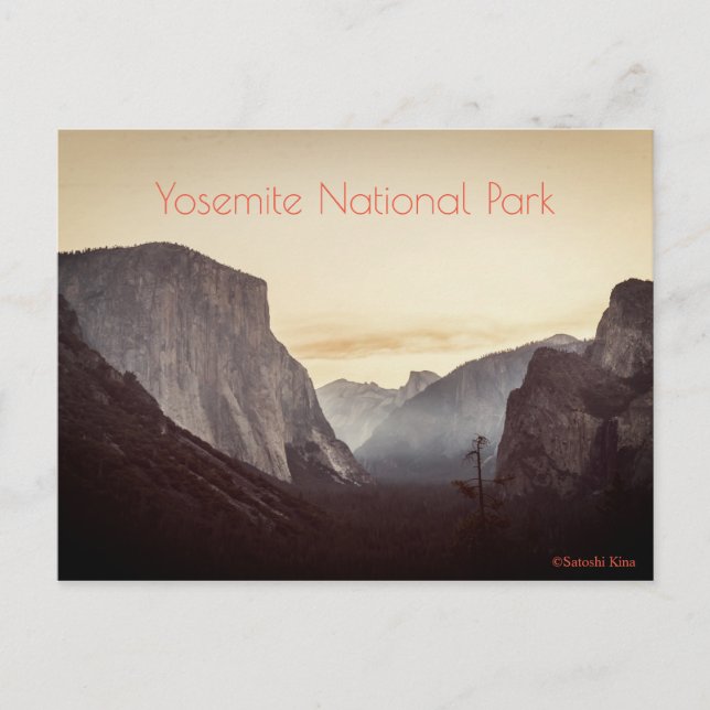Carte Postale Parc national de Yosemite (Devant)