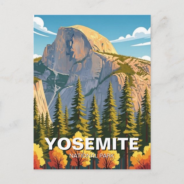 Carte Postale Parc national de Yosemite (Devant)