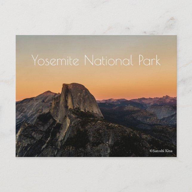 Carte Postale Parc national de Yosemite (Devant)