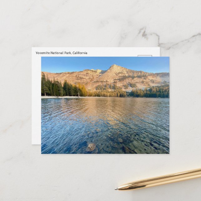 Carte postale - Parc national de Yosemite, Califor (Devant/Arrière en situation)