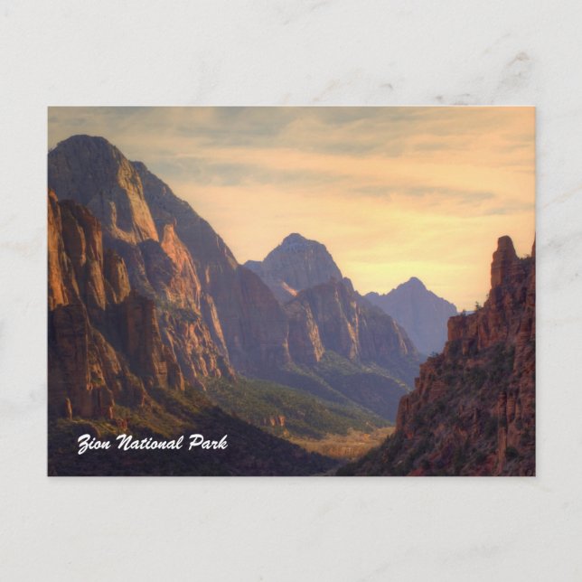Carte Postale Parc national de Zion (Devant)