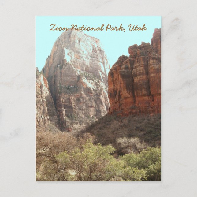 Carte Postale Parc national de Zion, Utah (Devant)