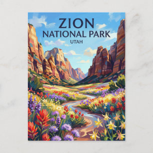 Carte Postale Parc national de Zion Utah