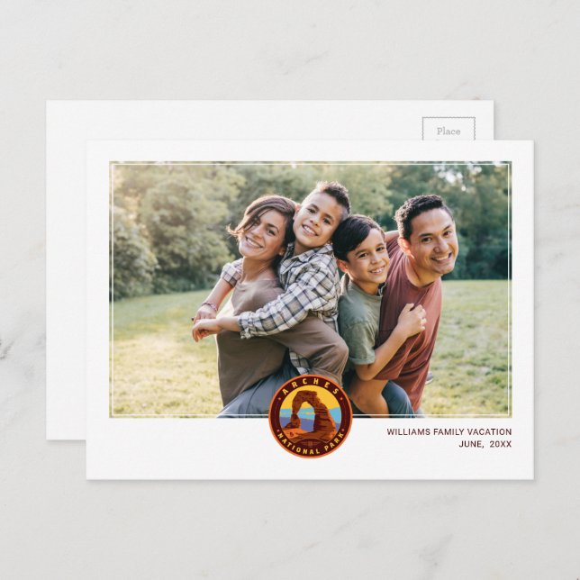 Carte Postale Parc national des Arches (Devant / Derrière)