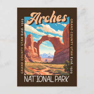 Carte Postale Parc national des Arches Utah en état de détresse