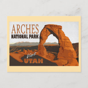 Carte Postale Parc national des Arches Utah États-Unis Voyage