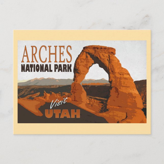 Carte Postale Parc national des Arches Utah États-Unis Voyage (Devant)