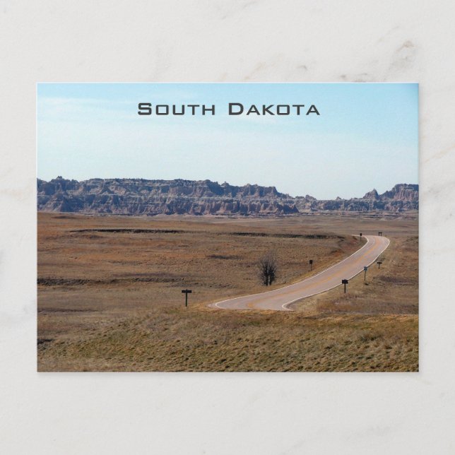 Carte Postale Parc national des Badlands (Devant)