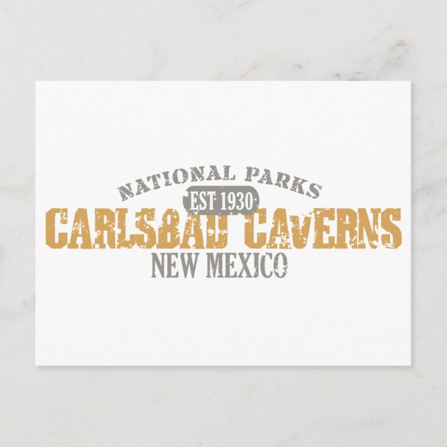 Carte Postale Parc national des Cavernes Carlsbad (Devant)