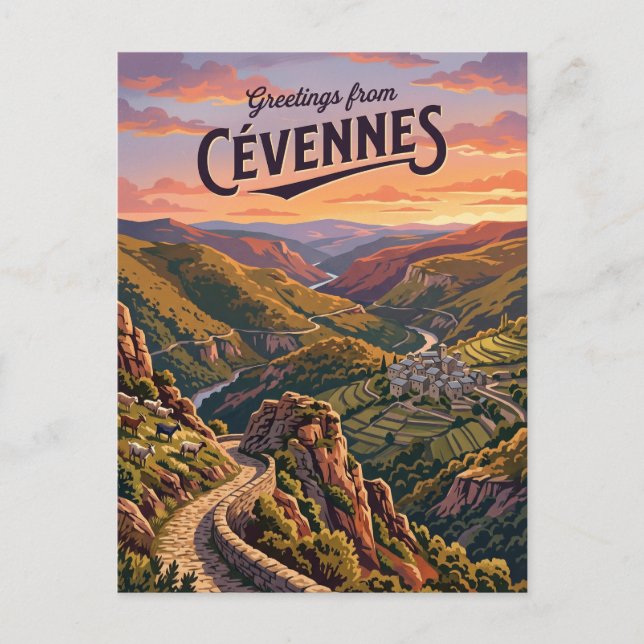 Carte Postale Parc national des Cévennes France (Devant)