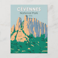 Parc national des Cévennes France Vintage