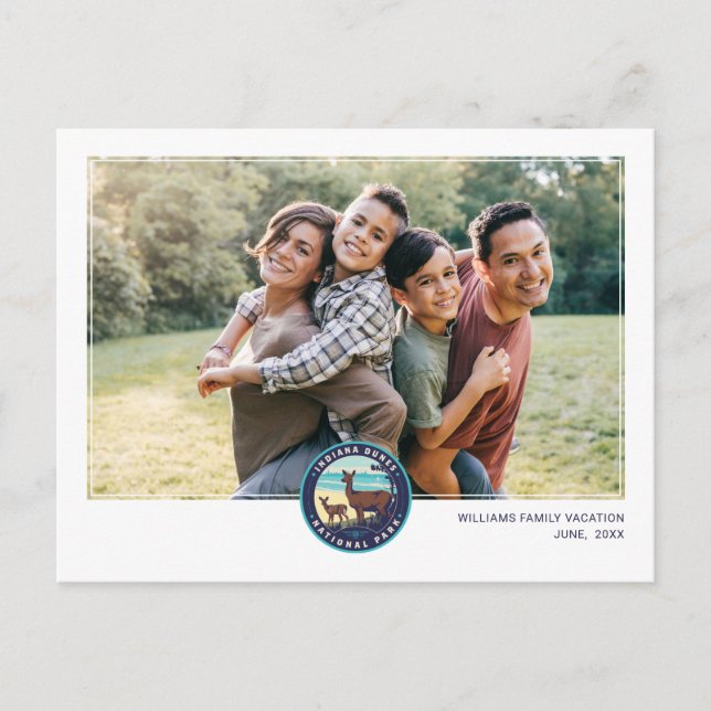 Carte Postale Parc national des dunes de l'Indiana (Devant)