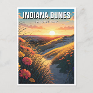 Carte Postale Parc national des dunes d'Indiana Travel