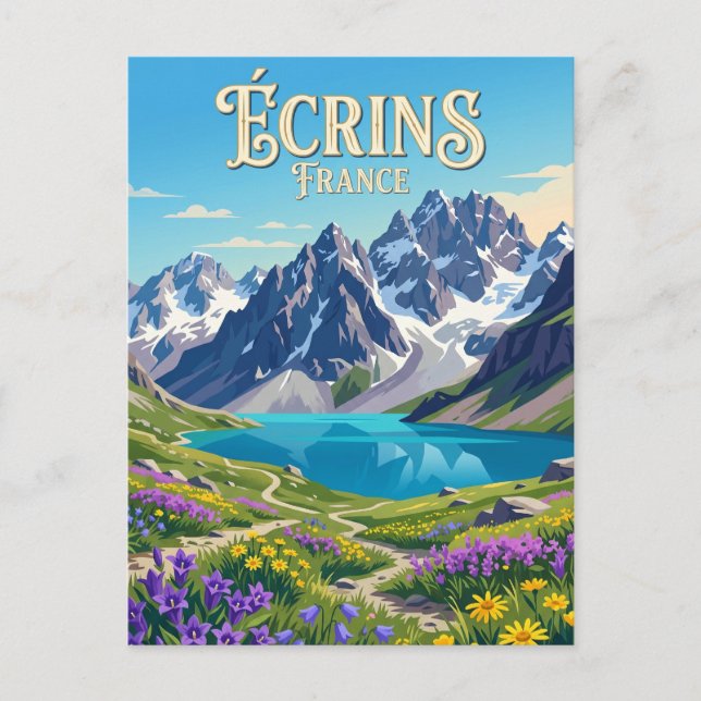 Carte Postale Parc national des Écrins France (Devant)