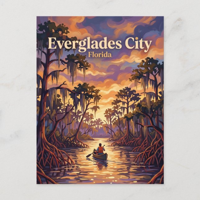 Carte Postale Parc national des Everglades États-Unis (Devant)