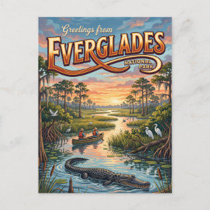 Carte Postale Parc national des Everglades Floride