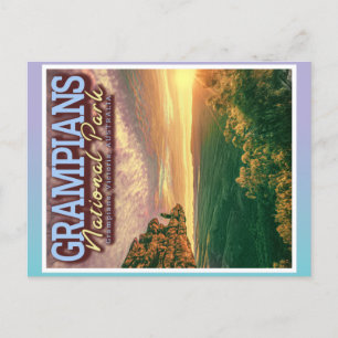 CARTE POSTALE PARC NATIONAL DES GRAMPIENS - LEVER DANS LA MONTAG