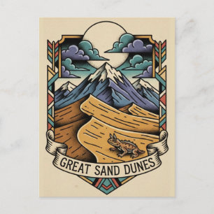 Carte Postale Parc national des Grandes Dunes de sable Colorado