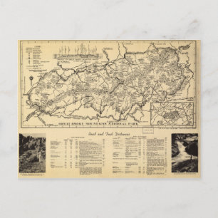 Carte Postale Parc national des Great Smoky Mountains (1940)