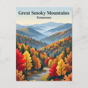 Carte Postale Parc national des Great Smoky Mountains aux États-