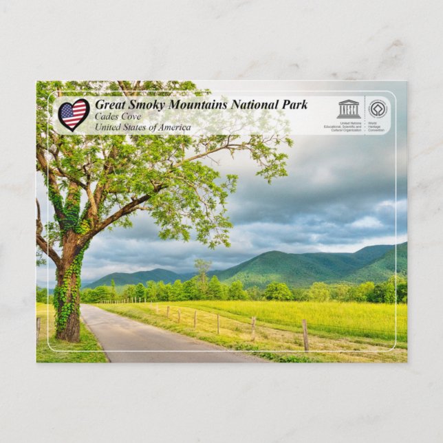 Carte Postale Parc national des Great Smoky Mountains - Cades Co (Devant)