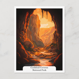 Carte Postale Parc national des grottes de Carlsbad, Nouveau-Mex